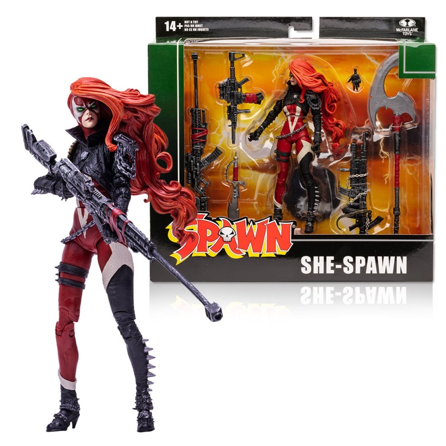 & More... Spawn | She Spawn (Spawn) Deluxe Set 7" Figure