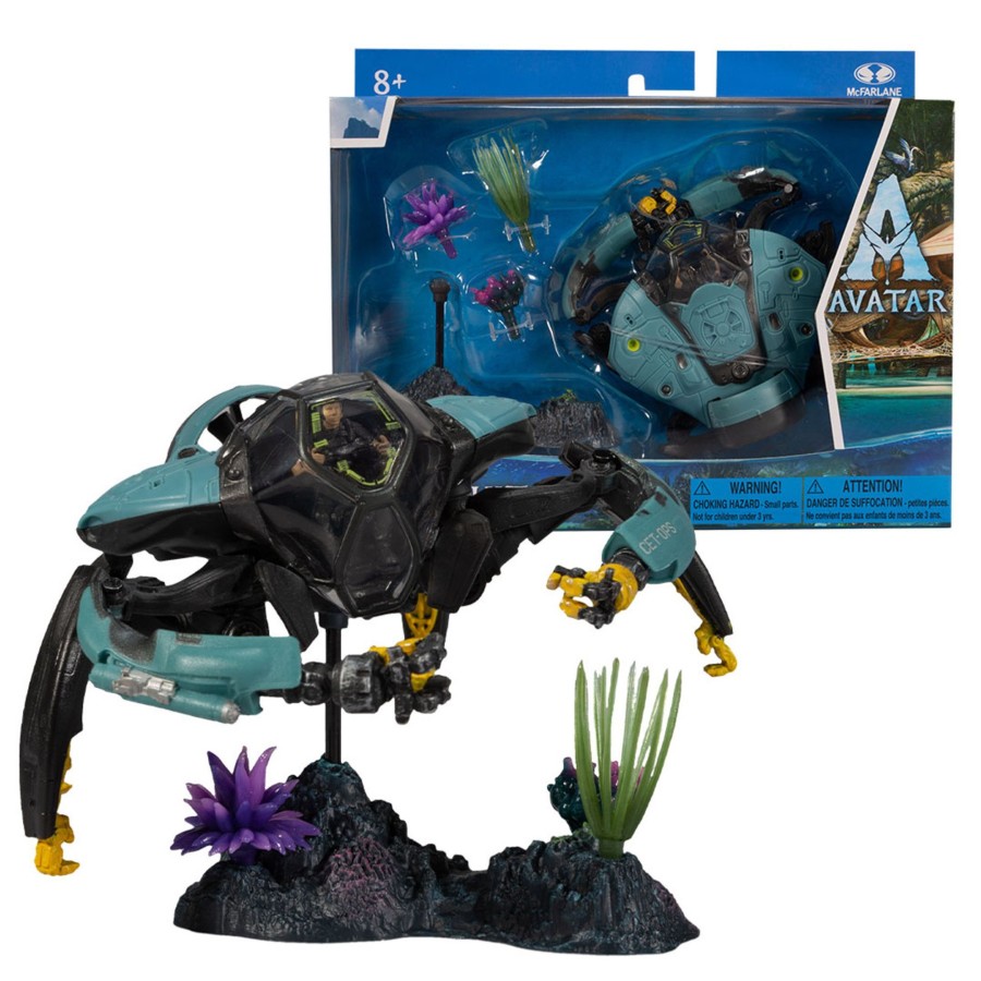 Movies & Tv Avatar Movie: World of Pandora World Of Pandora | Crab Suit W/Rda Driver (Avatar: The Way Of Water) World Of Pandora Figure