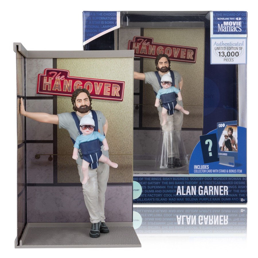 Movies & Tv Movie Maniacs: WB 100 Wb 100 | Alan Garner From The Hangover (Wb 100: Movie Maniacs) 6" Posed Figure