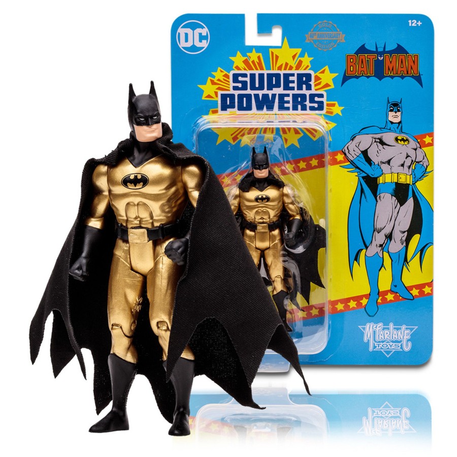 Dc Multiverse DC Super Powers | Batman (Dc Super Powers) Gold Edition 4.5" Figure (Pre-Order Ships January)