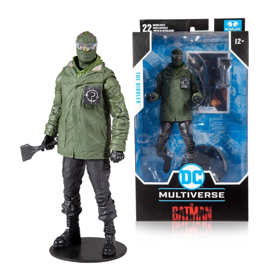 Movies & Tv DC Multiverse | The Riddler (The Batman) 7" Figure