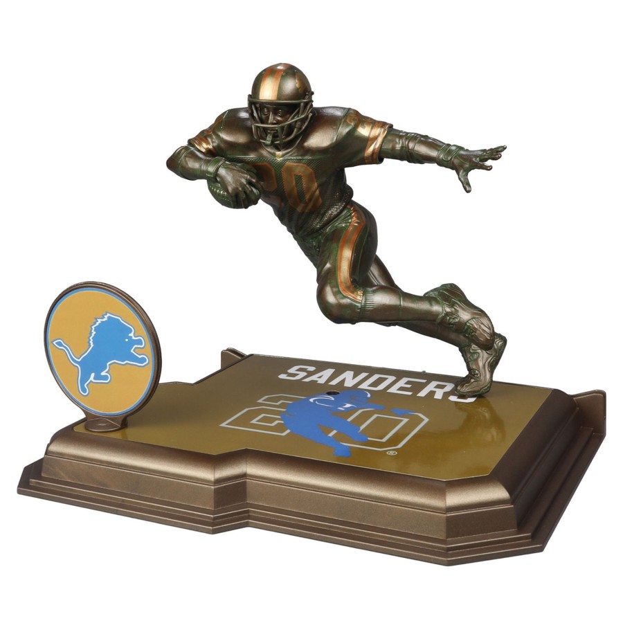 Sports McFarlane's SportsPicks | Barry Sanders Bronze (Detroit Lions) Gold Label Nfl 7" Figure Mcfarlane'S Sportspicks