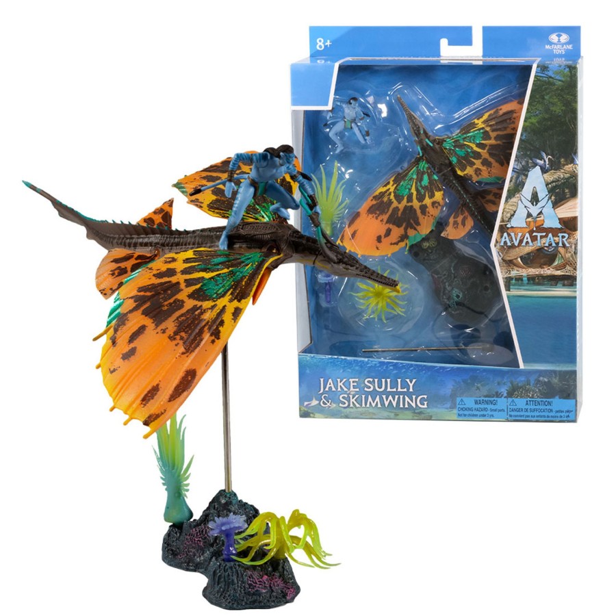 Movies & Tv Avatar Movie: World of Pandora World Of Pandora | Jake Sully & Skimwing (Avatar: The Way Of Water) World Of Pandora Figure