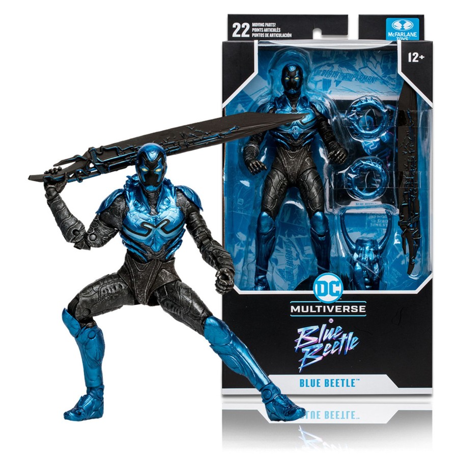 Movies & Tv DC Multiverse | Blue Beetle Movie Bundle (4) Figures