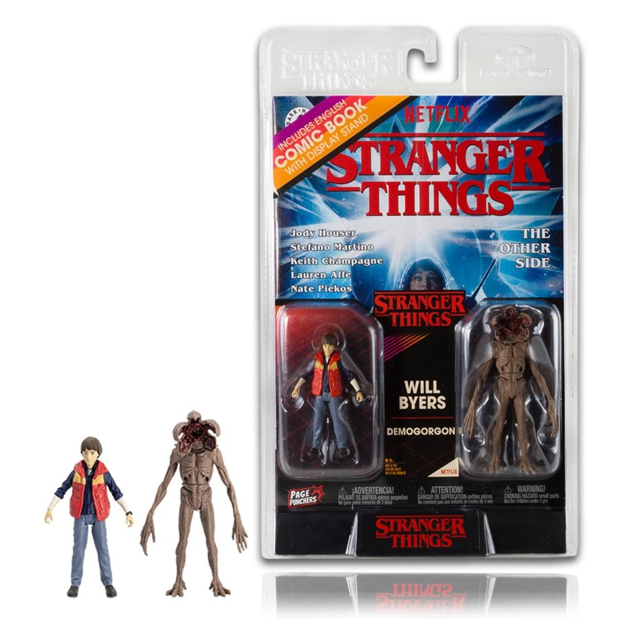 Comics Page Punchers | Will Byers And Demogorgon (Page Punchers: Stranger Things) 3" 2-Pack