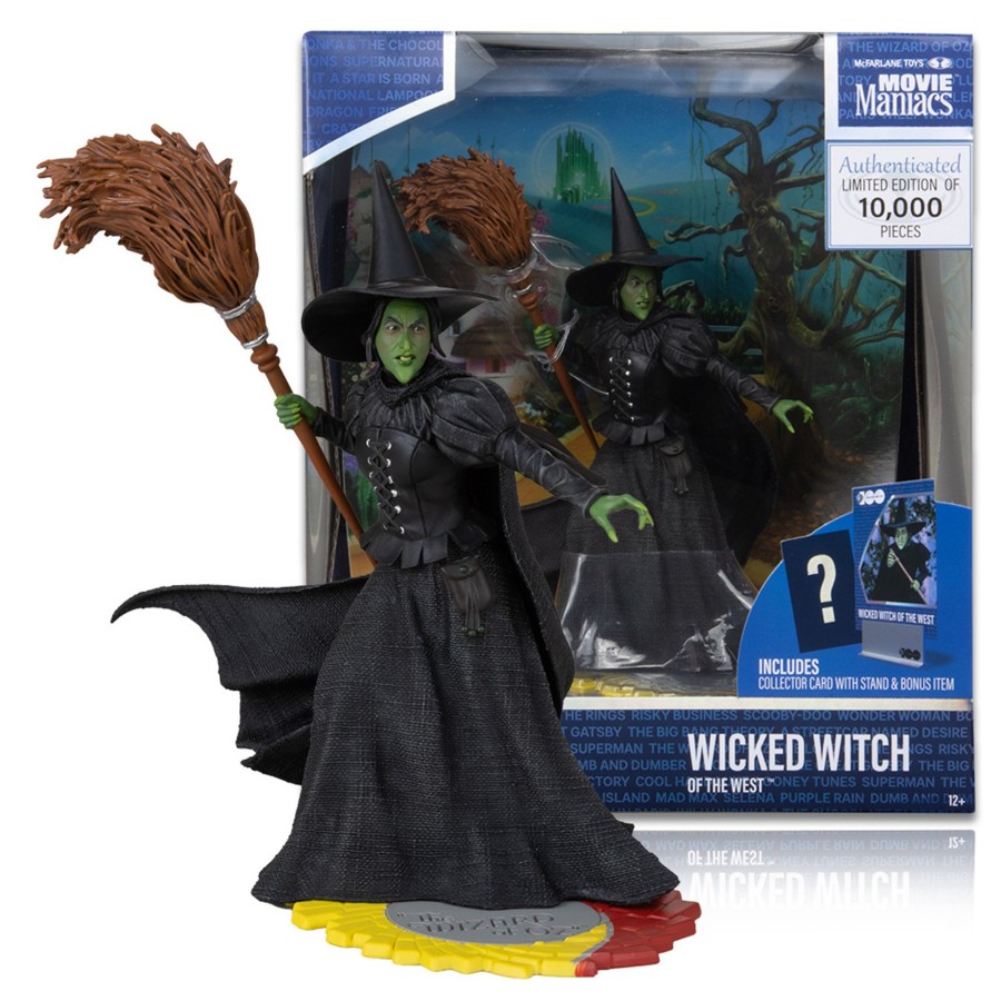 Movies & Tv Movie Maniacs: WB 100 Wb 100 | Wicked Witch Of The West (Wb 100: Movie Maniacs) 6" Posed Figure