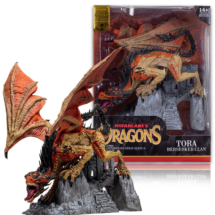 & More... McFarlane's Dragons Mcfarlane'S Dragons | Mcfarlane'S Dragons - Series 8: Tora Berserker Gold Label