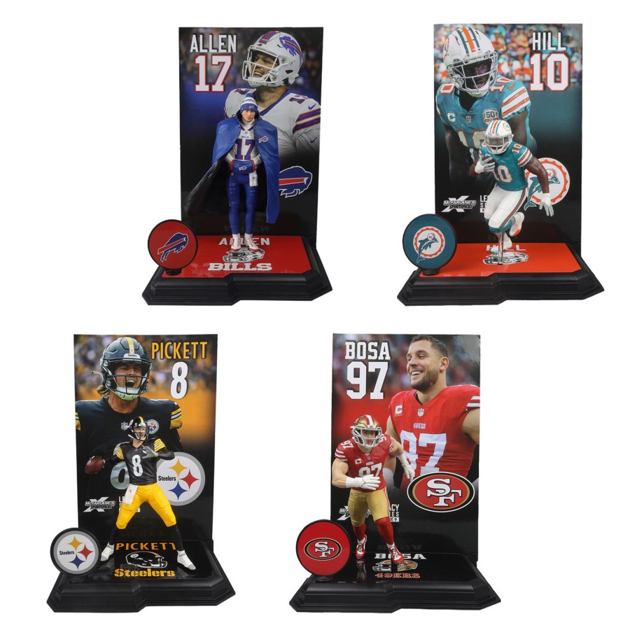 Sports McFarlane's SportsPicks | Nfl Legacy Series #6-9 Bundle (4) 7" Figures