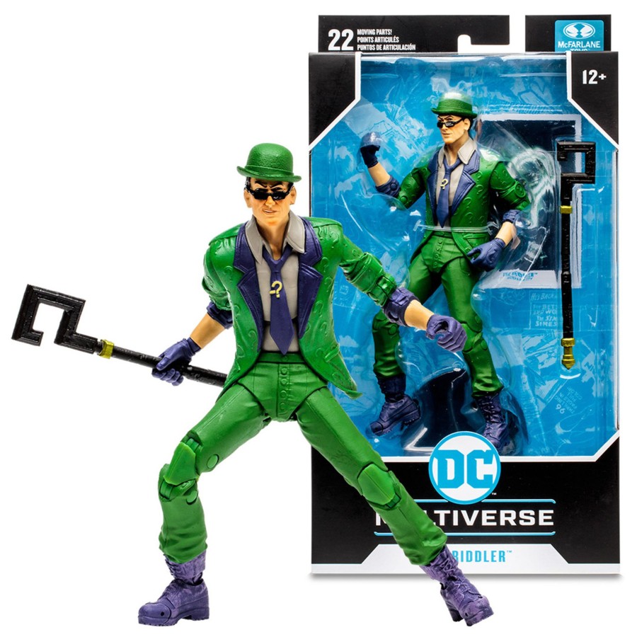 Gaming DC Multiverse | The Riddler (Arkham City) 7" Figure