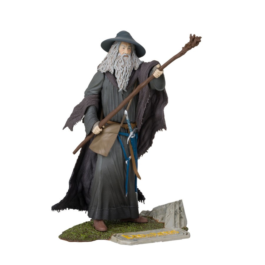 Movies & Tv Movie Maniacs: WB 100 Wb 100 | Gandalf The Grey From The Lord Of The Rings (Wb 100: Movie Maniacs) 6" Posed Figure