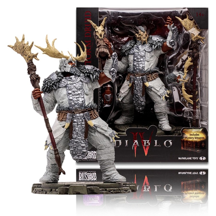 Gaming Diablo IV | Lightning Storm Druid: Epic (Diablo Iv) 1:12 Posed Figure