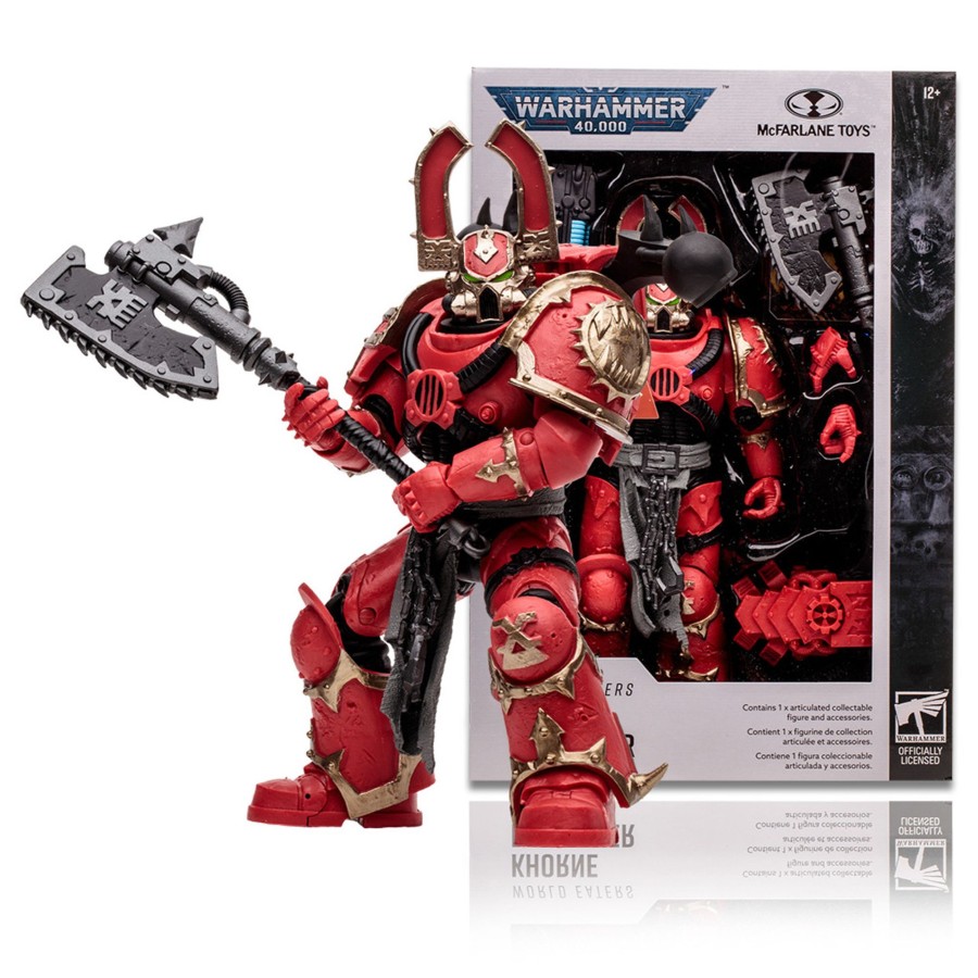 Gaming Warhammer 40000 | World Eaters Khorne Berzerker (Warhammer 40000) 7" Figure