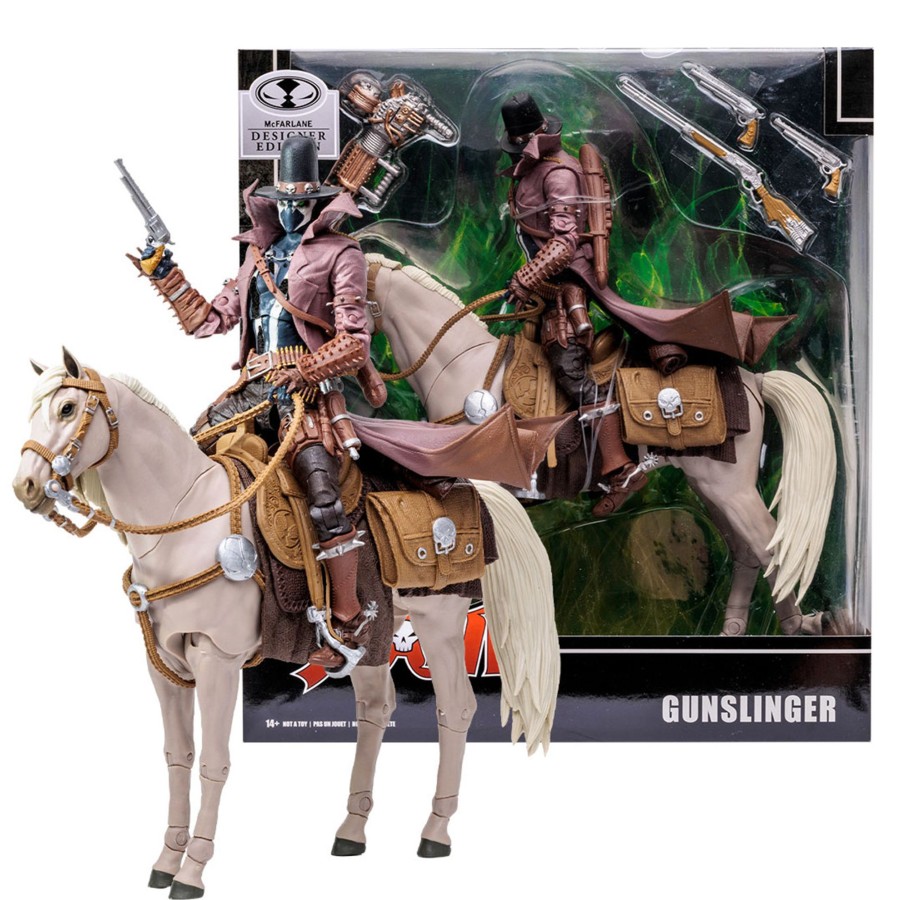 & More... Spawn | Gunslinger W/Horse (Spawn) 7" Designer Edition Figure