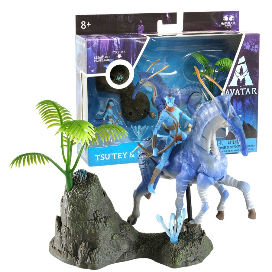 Movies & Tv Avatar Movie: World of Pandora World Of Pandora | Tsu'Tey & Direhorse (Avatar Movie) World Of Pandora Figures