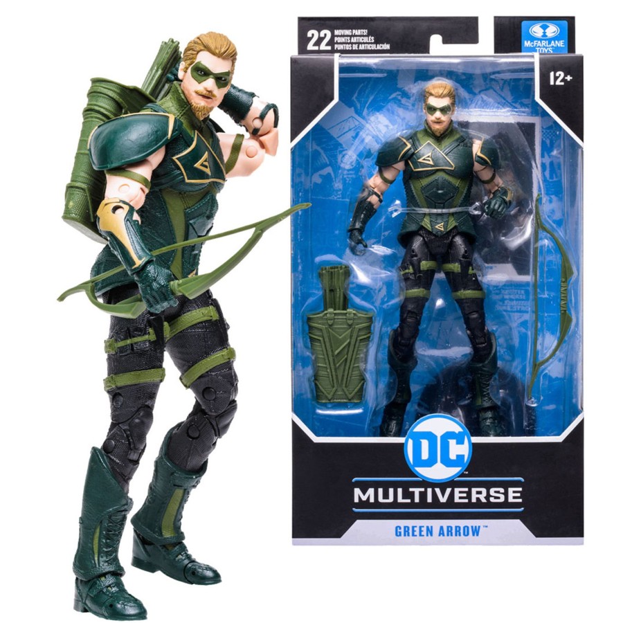 Gaming DC Multiverse | Green Arrow & Reverse-Flash (Injustice 2) Bundle (2) 7" Figures