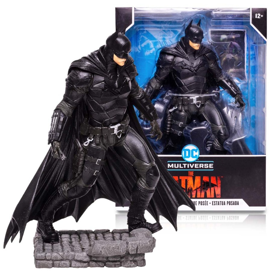 Movies & Tv DC Multiverse | Batman (The Batman) 12" Pvc Statue