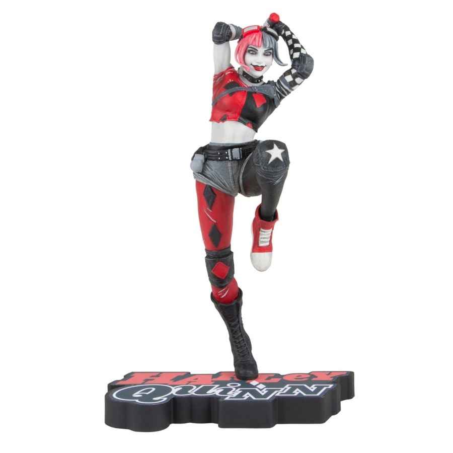 Dc Multiverse DC Direct | Harley Quinn: Red White & Black-Harley Quinn By Derrick Chew 7" Resin Statue