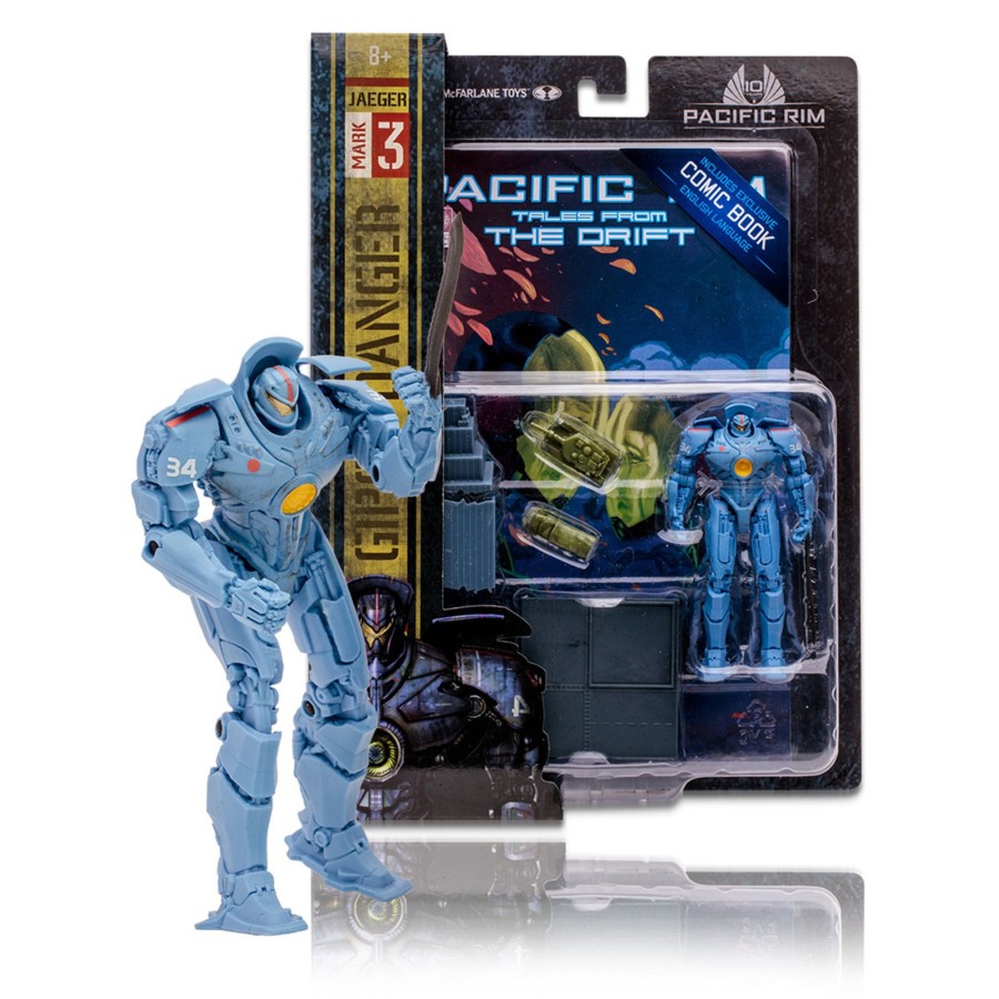 Comics Pacific Rim | Gipsy Danger (Pacific Rim: Jaeger) 4" Figure Playset W/ Comic