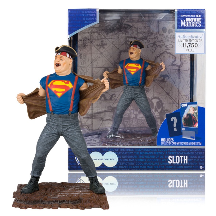 Movies & Tv Movie Maniacs: WB 100 Wb 100 | Sloth From The Goonies (Wb 100: Movie Maniacs) 6" Posed Figure