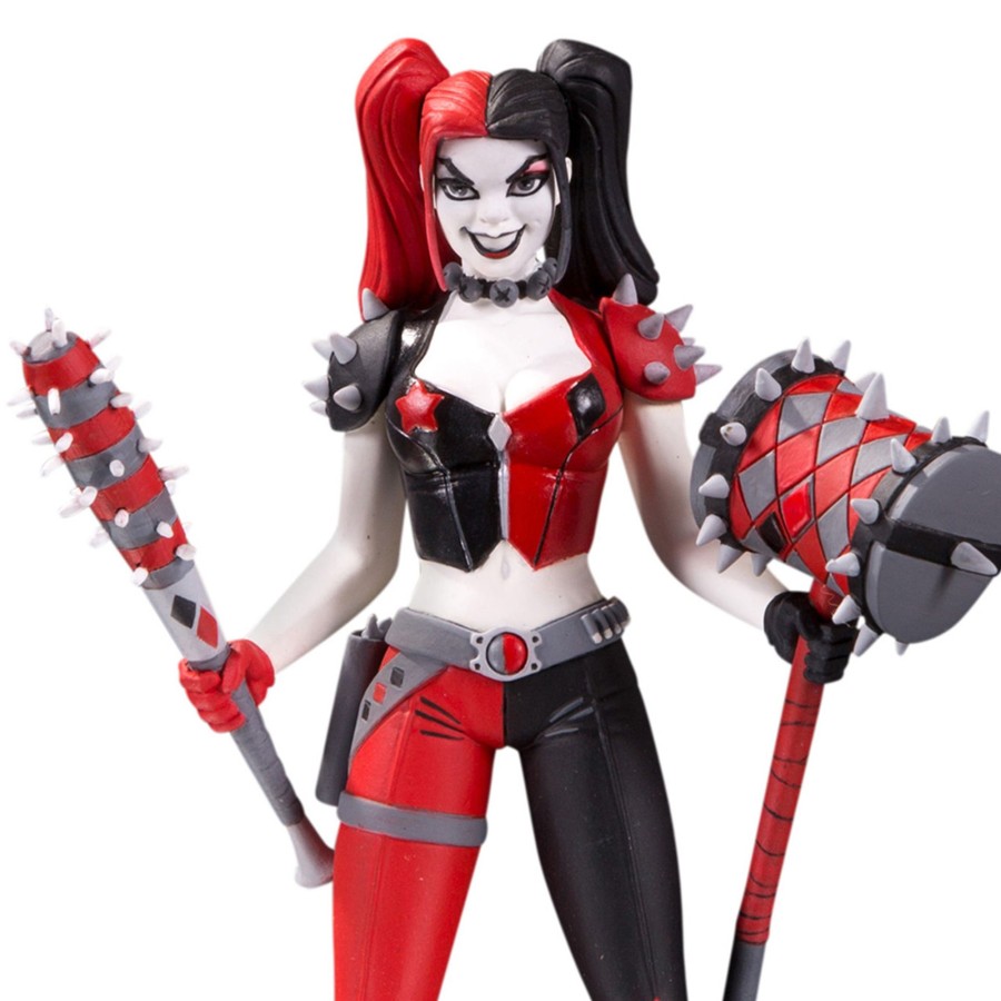 Dc Multiverse DC Direct | Harley Quinn Red White & Black By Amanda Conner (Dc Direct) 7" Resin Statue