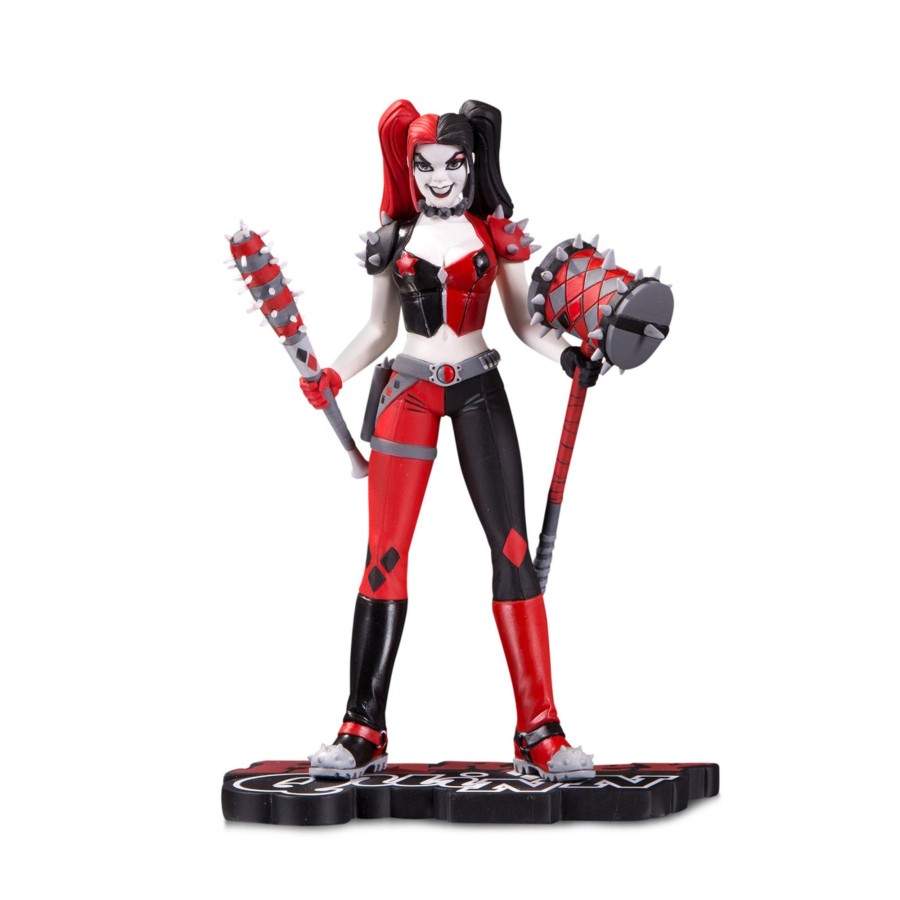 Dc Multiverse DC Direct | Harley Quinn Red White & Black By Amanda Conner (Dc Direct) 7" Resin Statue