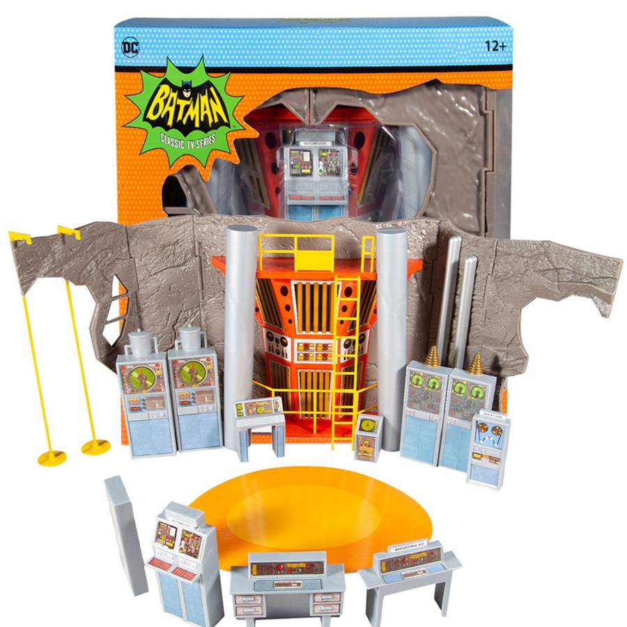 Movies & Tv Batman Classic TV Series | Batcave (Dc Retro: Batman 66) Playset