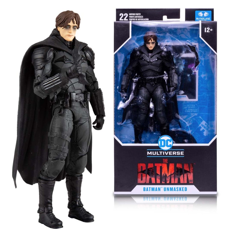 Movies & Tv DC Multiverse | Batman Unmasked Variant (The Batman) 7" Figure