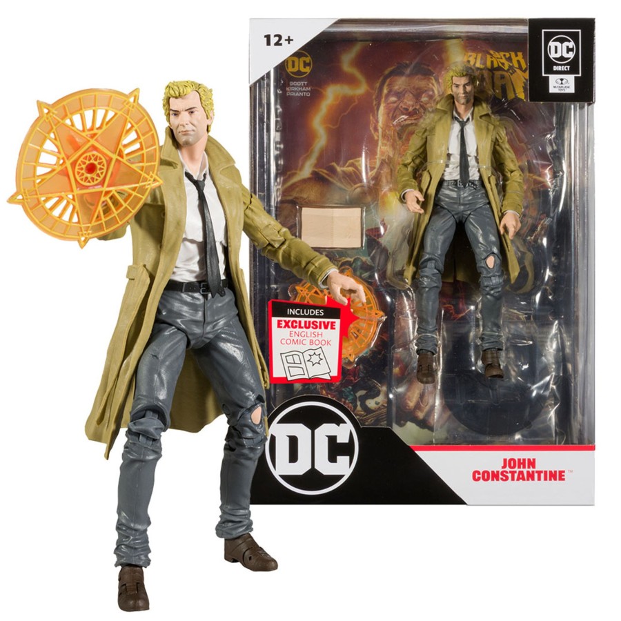 Comics Page Punchers | John Constantine W/Comic (Dc Page Punchers) 7" Figure