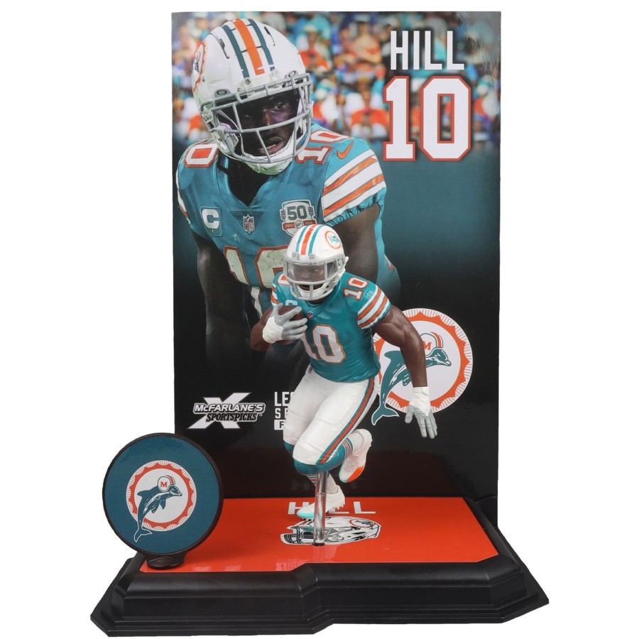 Sports McFarlane's SportsPicks | Tyreek Hill (Miami Dolphins) Nfl 7" Figure Mcfarlane'S Sportspicks