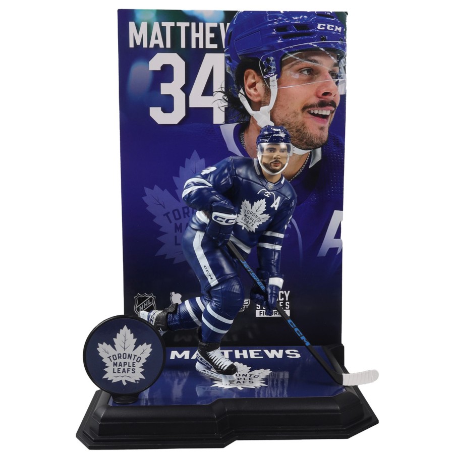 Sports McFarlane's SportsPicks | Auston Matthews (Toronto Maple Leafs) Nhl 7" Figure Mcfarlane'S Sportspicks