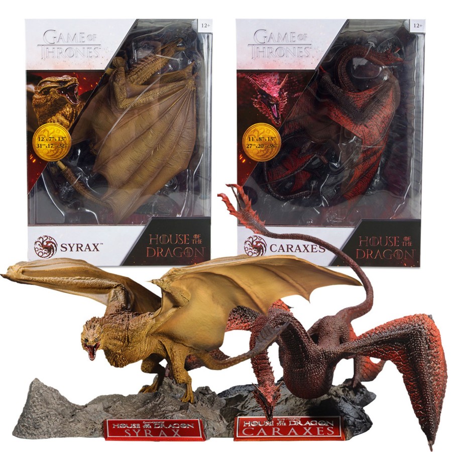 & More... House of the Dragon Game Of Thrones: House Of The Dragon | Syrax/Caraxes (House Of The Dragon) Bundle (2) Figures