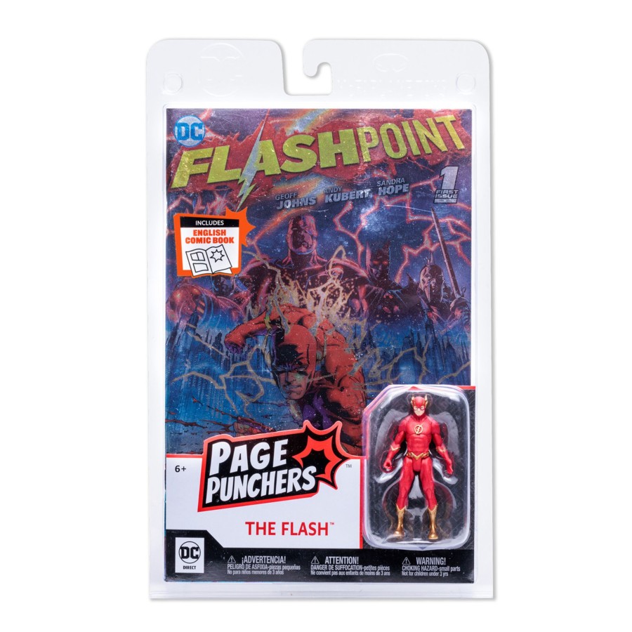 Comics Page Punchers | The Flash W/Metallic Comic Variant (Dc Page Punchers) 3" Figure