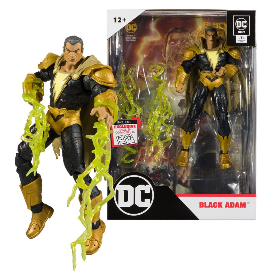 Comics Page Punchers | Black Adam W/Comic (Dc Page Punchers) 7" Figure