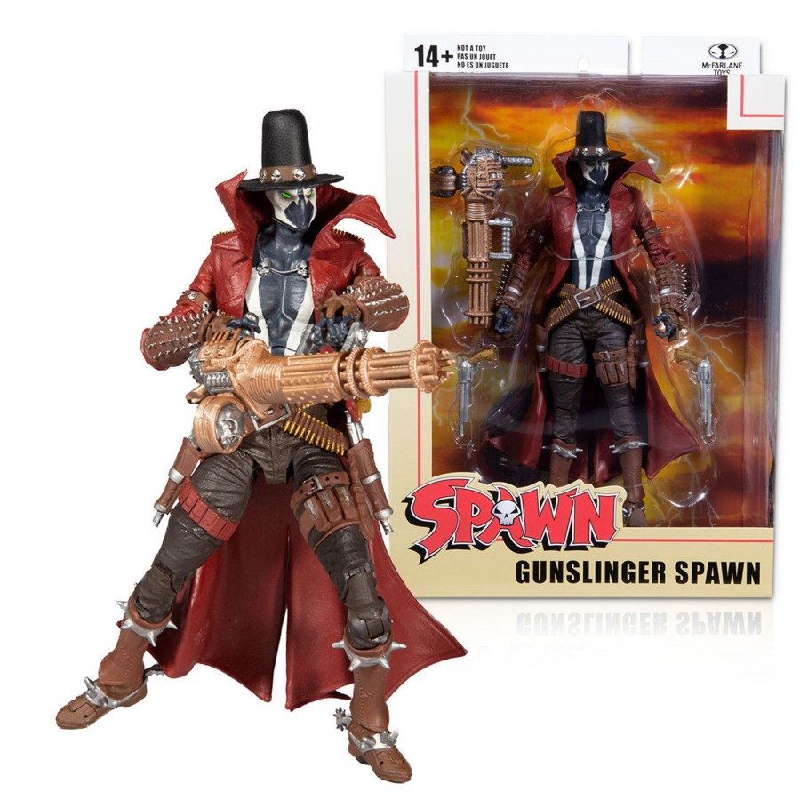 Comics Spawn | Soul Crusher/Gunslinger/Dark Redeemer Spawn Bundle (3) 7" Figures