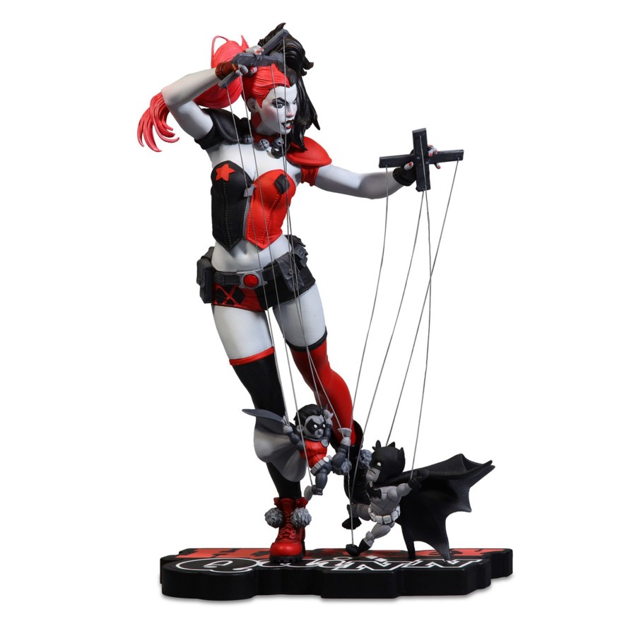 Dc Multiverse DC Direct | Harley Quinn: Red White & Black-Harley Quinn 1:10 Resin Statue By Emanuela Lupacchino