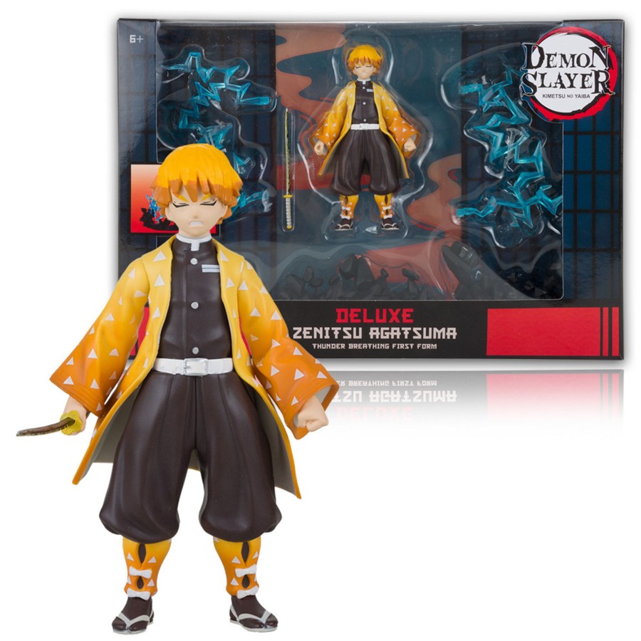 Anime Demon Slayer | Zenitsu Agatsuma (Demon Slayer) Thunder Breathing First Form Deluxe 5" Figure