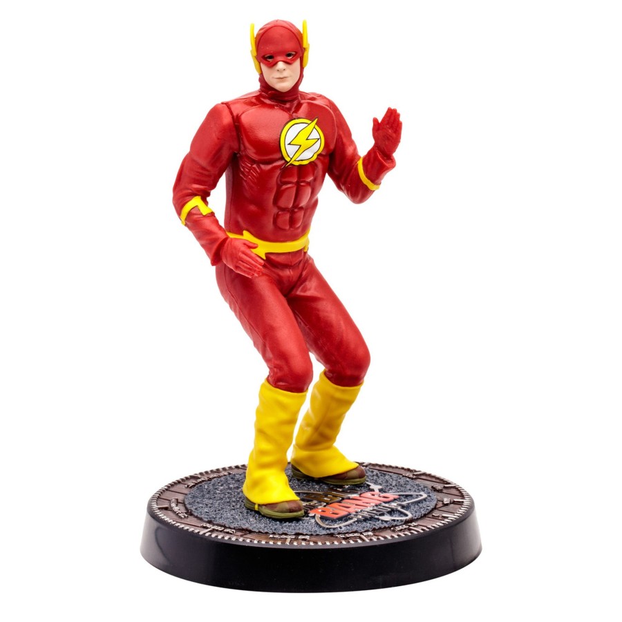 Movies & Tv Movie Maniacs: WB 100 Wb 100 | Sheldon Cooper As Flash From The Big Bang Theory (Wb 100: Movie Maniacs) 6" Posed Figure