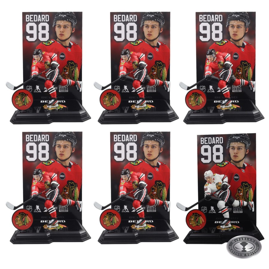 Sports McFarlane's SportsPicks | Connor Bedard (Chicago Blackhawks) Nhl Factory Sealed Case (6) W/Chase (Pre-Order Ships March)