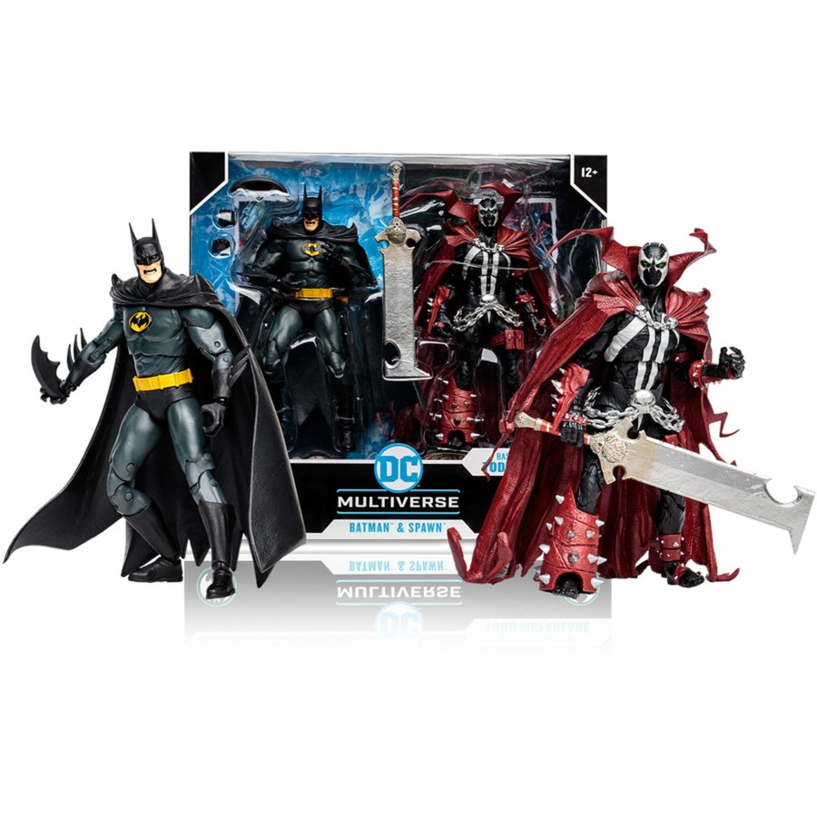 Comics DC Multiverse | Batman & Spawn (Based On Comics By Todd Mcfarlane) 7" Figures 2-Pack