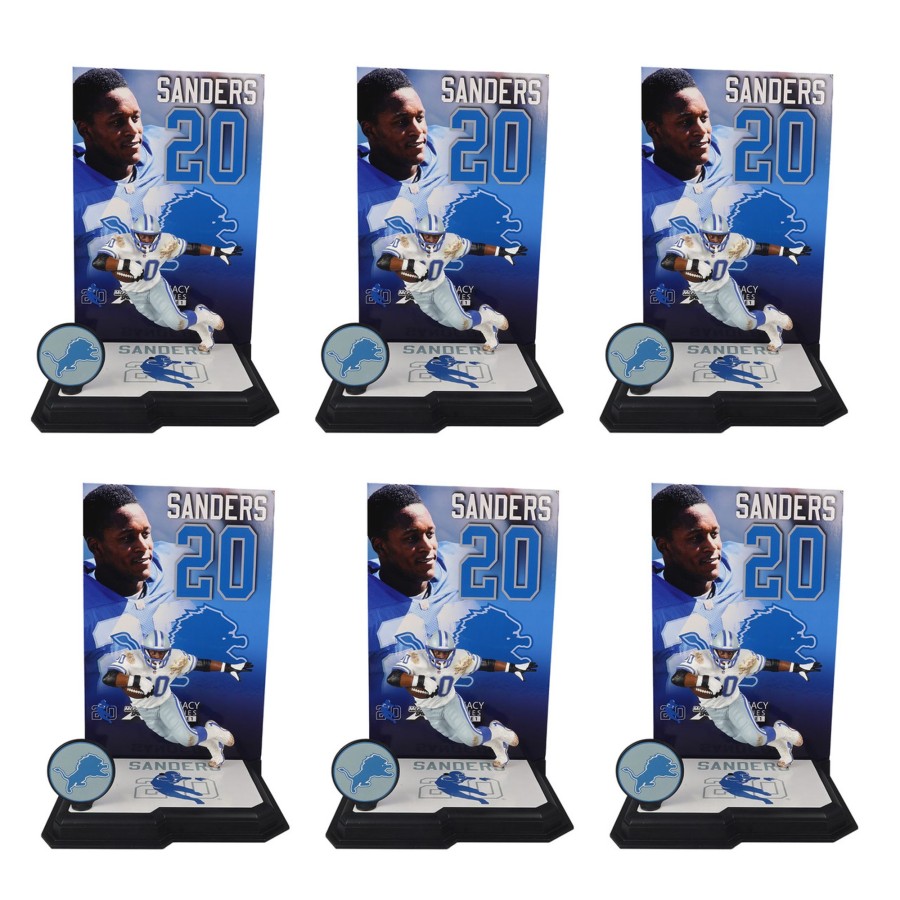 Sports McFarlane's SportsPicks | Barry Sanders W/White Jersey (Detroit Lions) Nfl Factory Sealed Case (6)