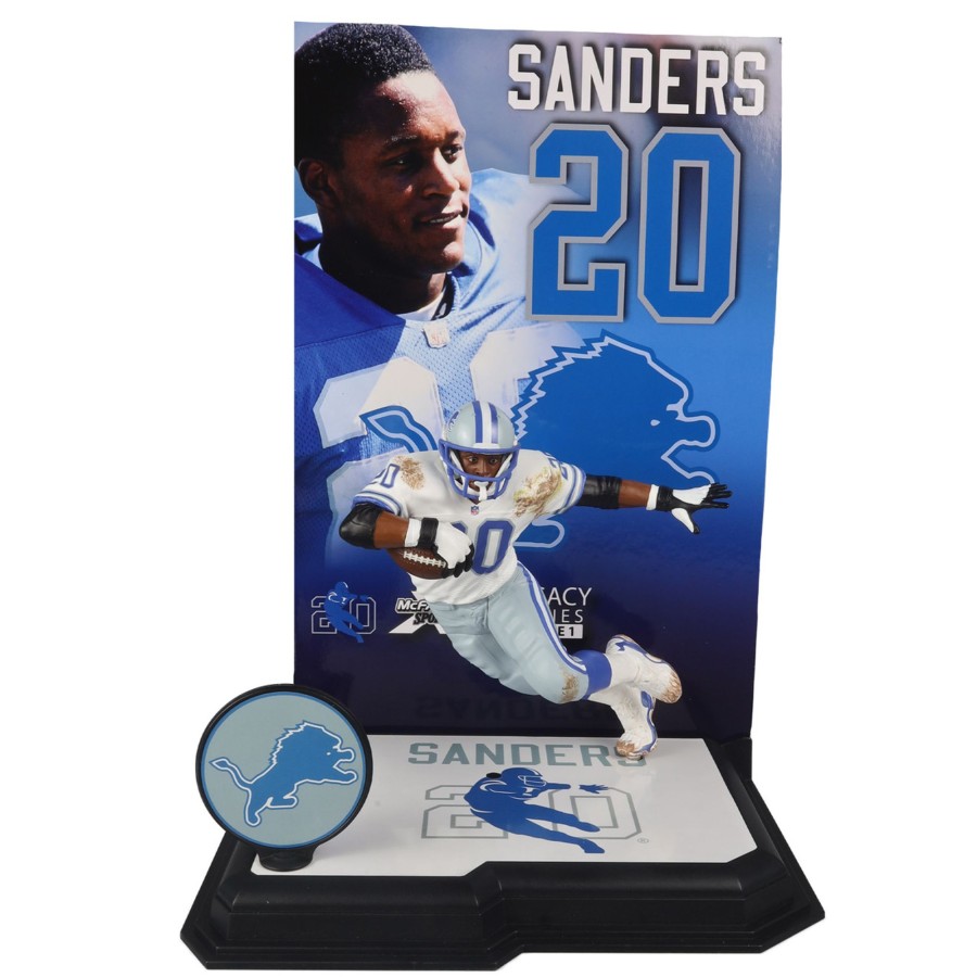 Sports McFarlane's SportsPicks | Barry Sanders W/White Jersey (Detroit Lions) Nfl Factory Sealed Case (6)