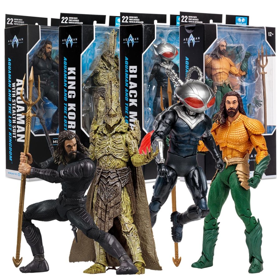 Movies & Tv DC Multiverse | Aquaman And The Lost Kingdom 7" Figures Bundle (4)