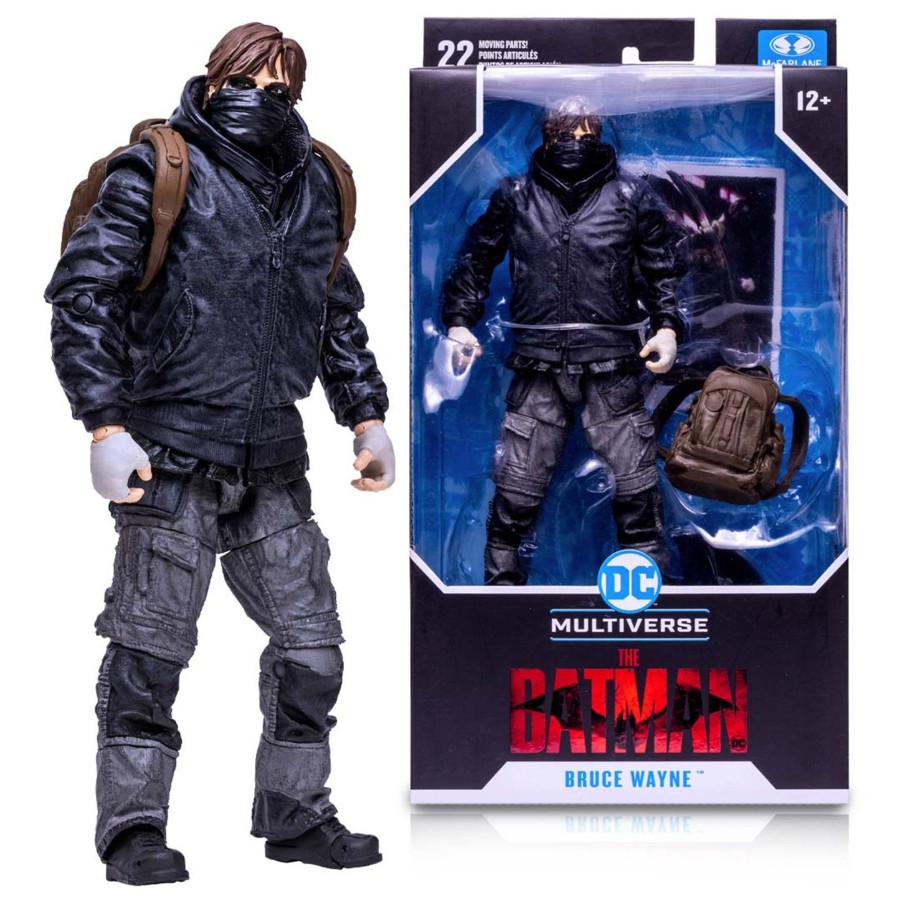 Movies & Tv DC Multiverse | Bruce Wayne Drifter & Motorcycle Bundle (The Batman) 7" Figure