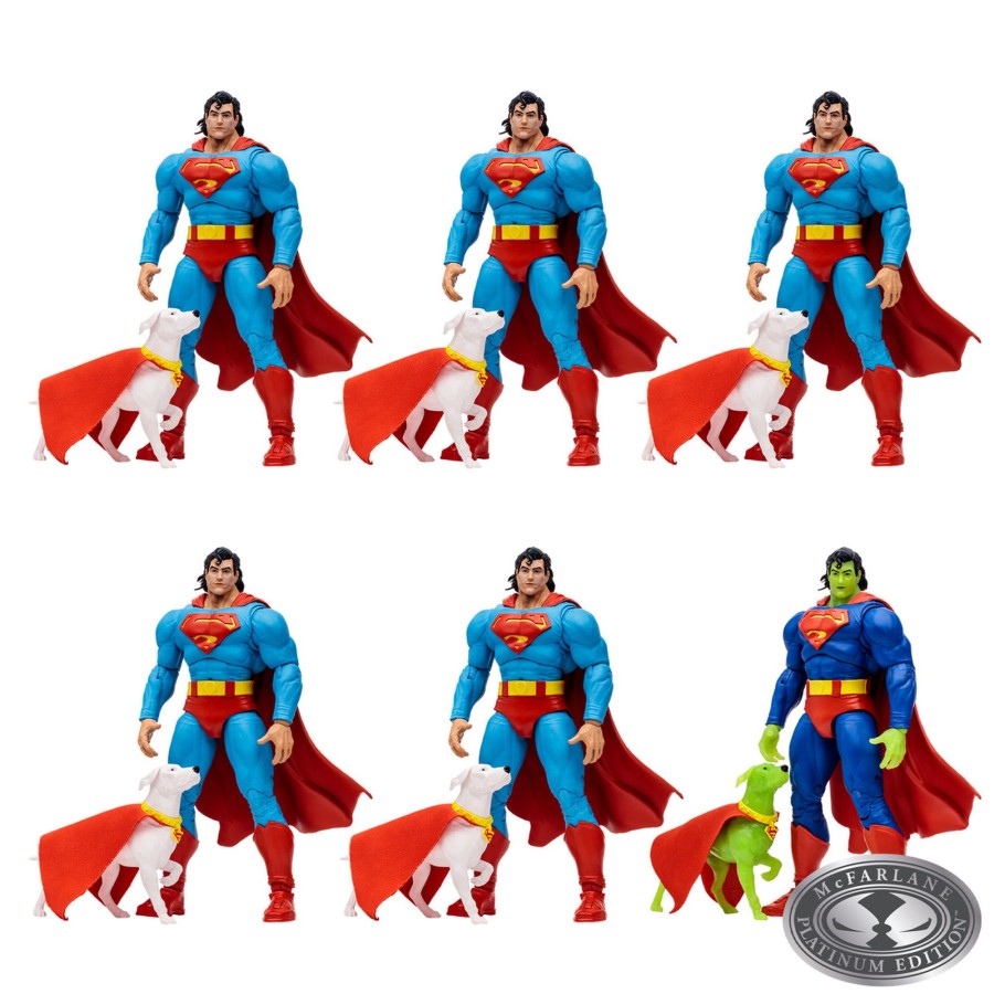 Dc Multiverse DC Multiverse | Superman & Krypto (Return Of Superman) Mcfarlane Collector Edition Factory Sealed Case (6)