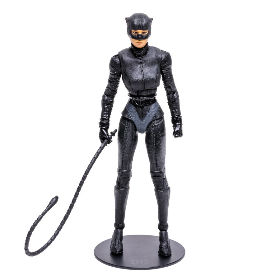 Movies & Tv DC Multiverse | Catwoman Mask Halfway (The Batman) Gold Label 7" Figure