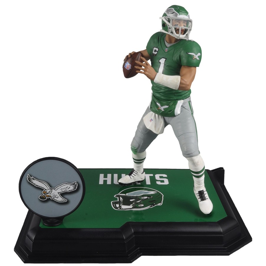 Sports McFarlane's SportsPicks-NFL | Jalen Hurts W/Kelly Green Jersey (Philadelphia Eagles) Gold Label Nfl 7" Figure Mcfarlane'S Sportspicks Mcfarlane Toys Store Excusive