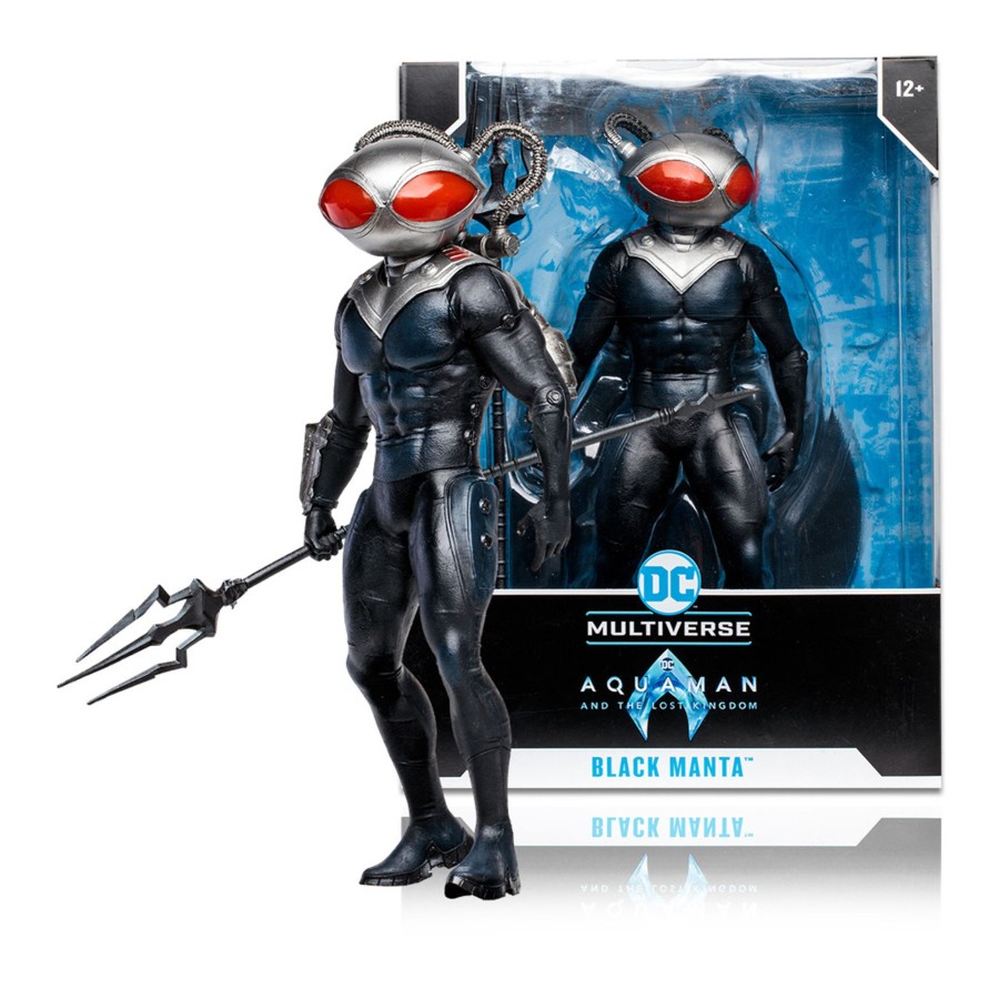 Movies & Tv DC Multiverse | Black Manta (Aquaman And The Lost Kingdom) 12" Pvc Statue