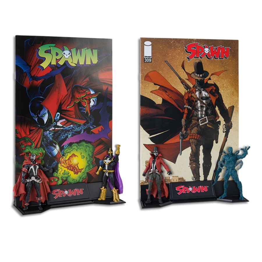 Comics Page Punchers | Spawn/Anti-Spawn/Gunslinger/Auger (Page Punchers) Bundle (2) 3" 2-Packs